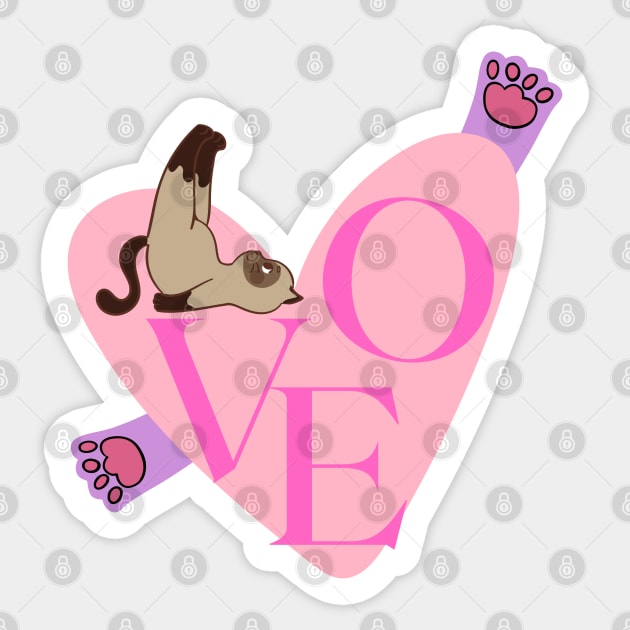 Love Cat Sticker by TrendsCollection